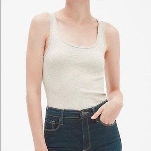 gap oatmeal heather tank top